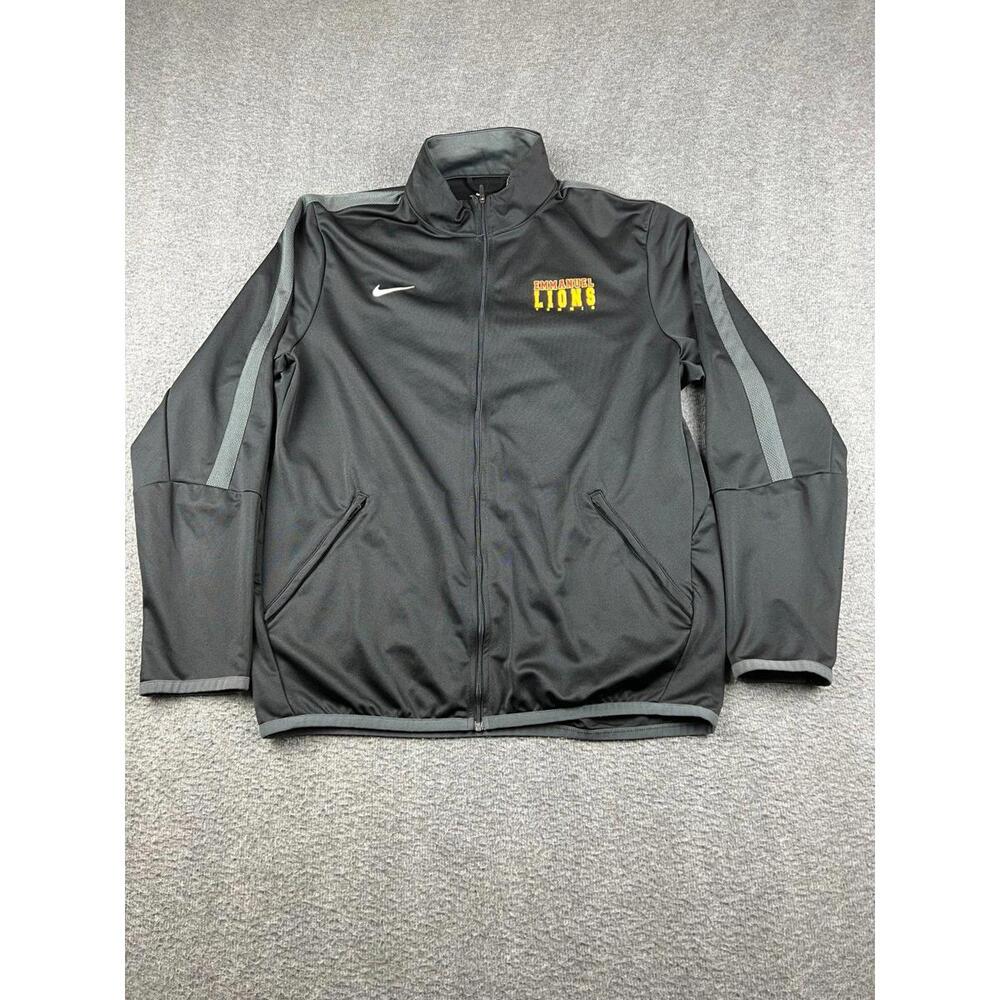 Nike Men's Black Full-Zip Athletic Jacket Size Large